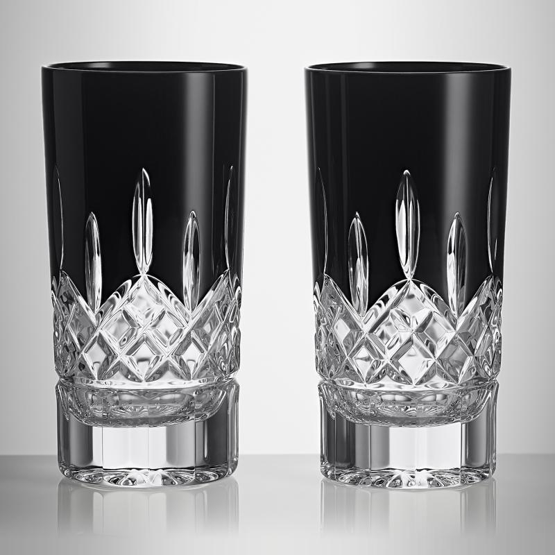Waterford Lismore Black Highball 340ml | 2 Piece