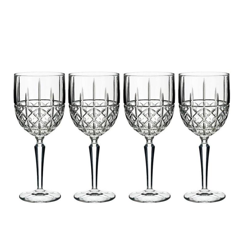 Marquis by Waterford Brady Crystalline Wine Glasses 354ml |Set of 4