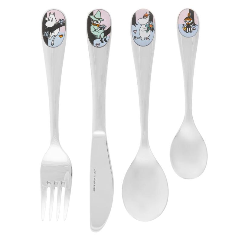 Arabia Moomin Friends Forever Children Cutlery Set | 4 Piece