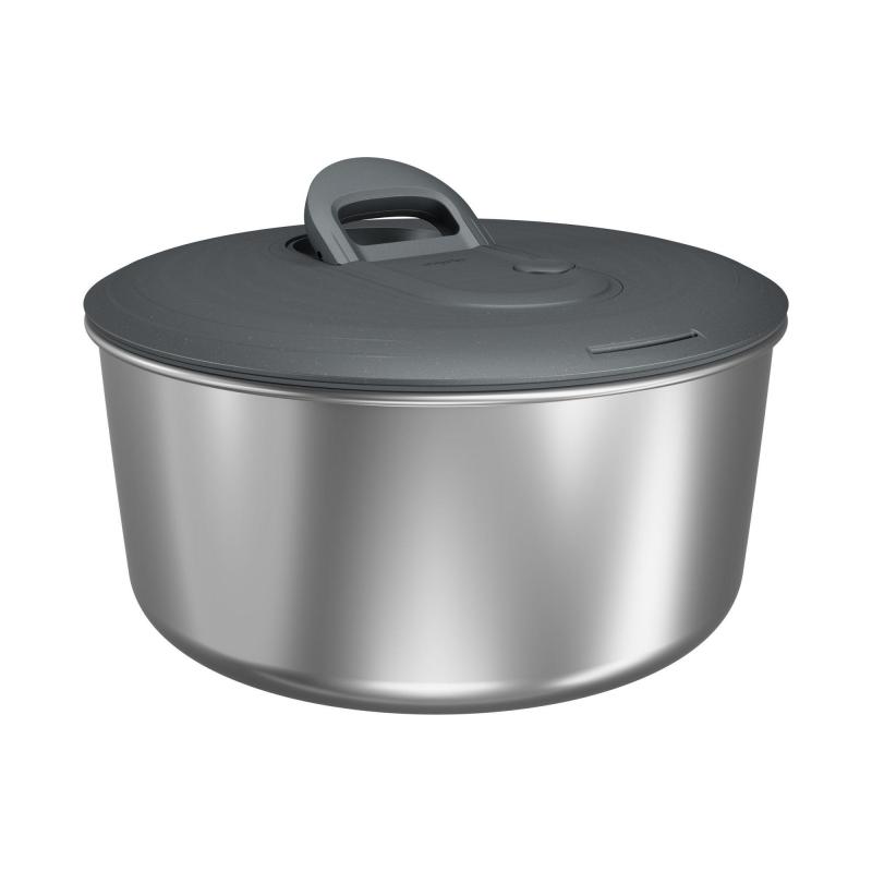 Zyliss Easy Spin Salad Spinner Stainless Steel| Large