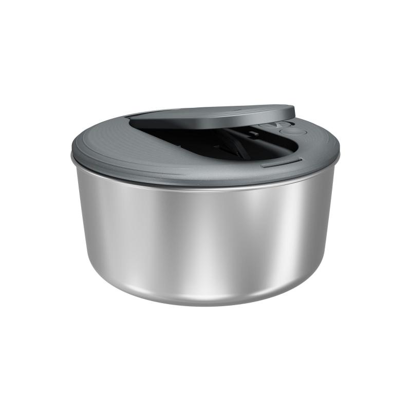 Zyliss Swift Dry Salad Spinner Stainless Steel | Small