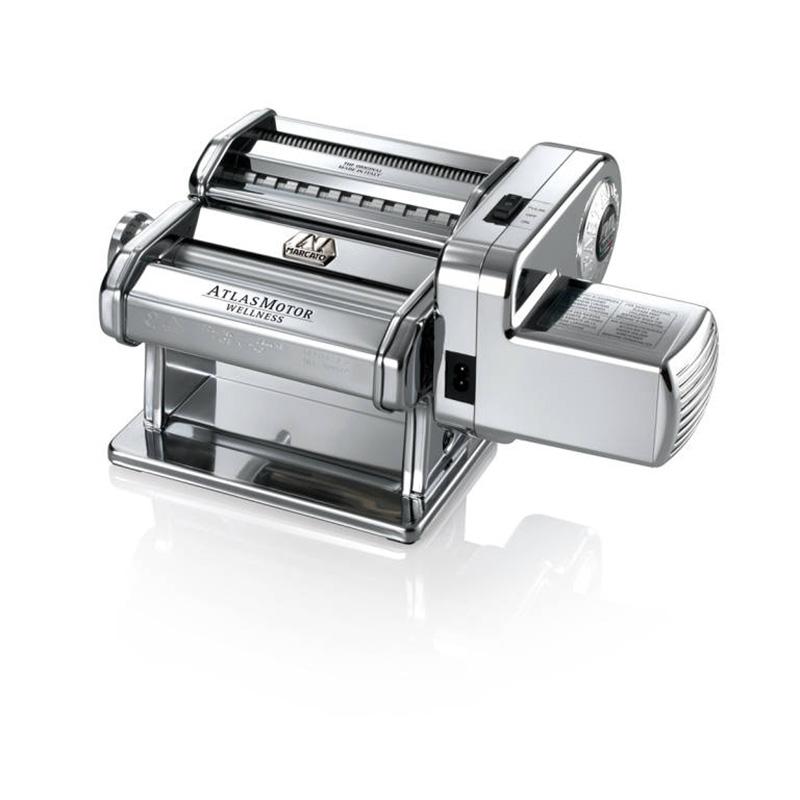 Marcato Atlas Motor Pasta Machine | Mirror Silver