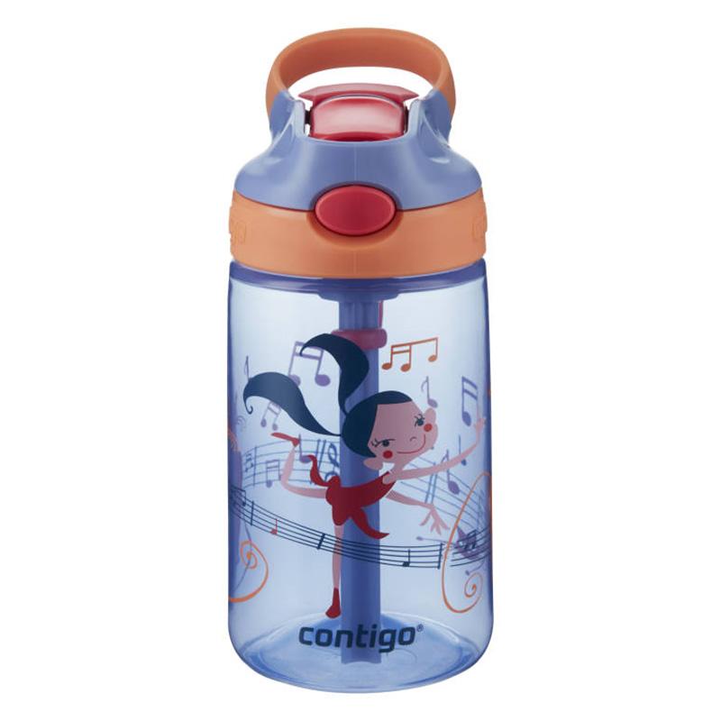 Contigo Gizmo Kids Drink Bottle Flip Autospout 420ml | Wink Dancer | Leak Proof
