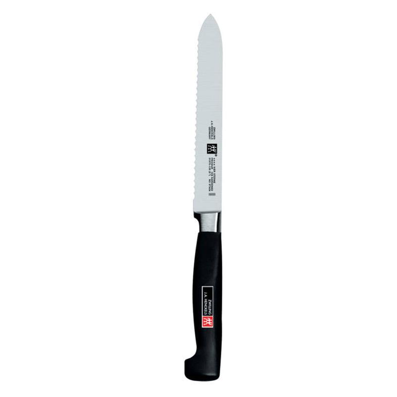 Zwilling Four Star Serrated Utility Knife 13cm 