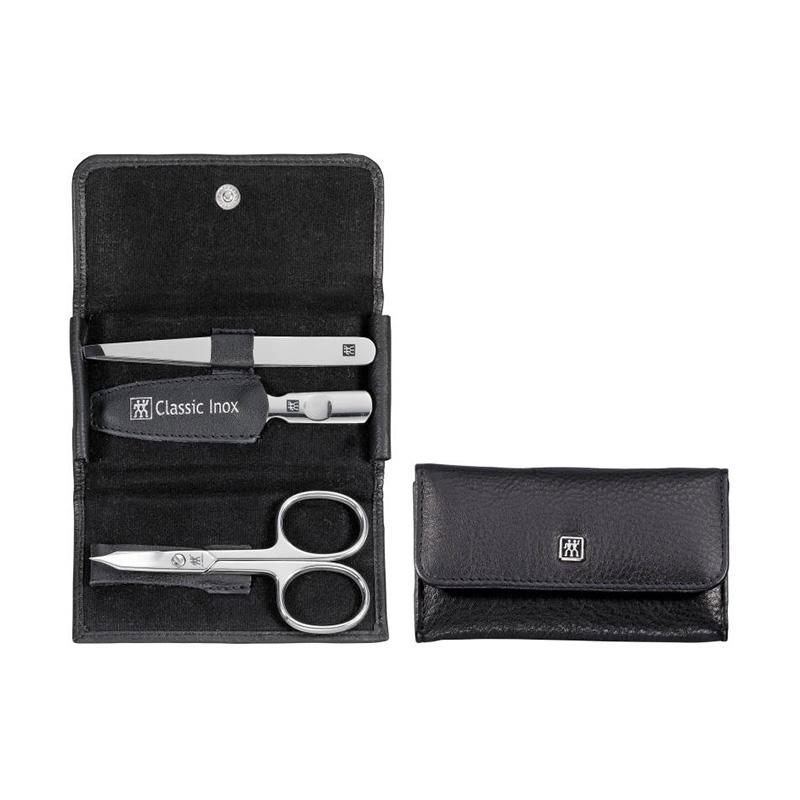 Zwilling Classic Inox Manicure Set Pocket Case Neat's Leather 3pc