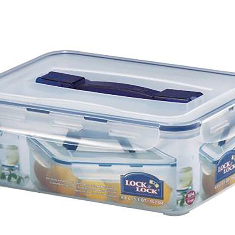 Lock & Lock Classic Rectangular Tall with Handle 4.8L