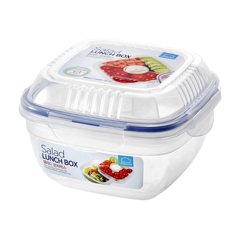 Lock & Lock Special Salad Lunch Box with dividers 950ml