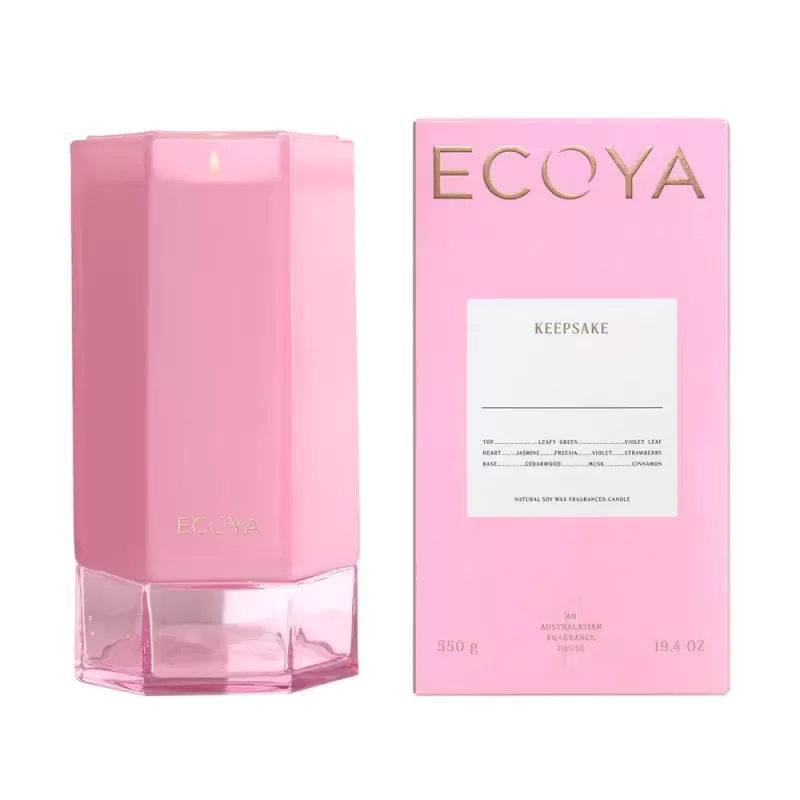 Ecoya Keepsake Candle 1 | Pink
