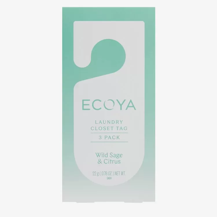 Ecoya Closet Tags | Wild Sage & Citrus