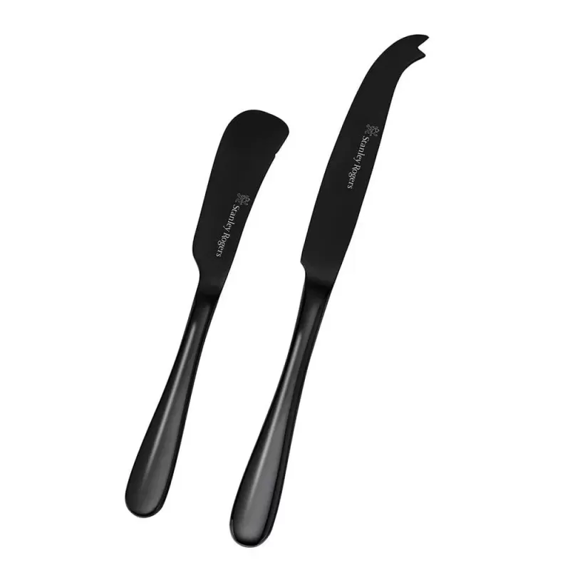 Stanley Rogers Albany Onyx Cheese Knives Set | 2 Piece
