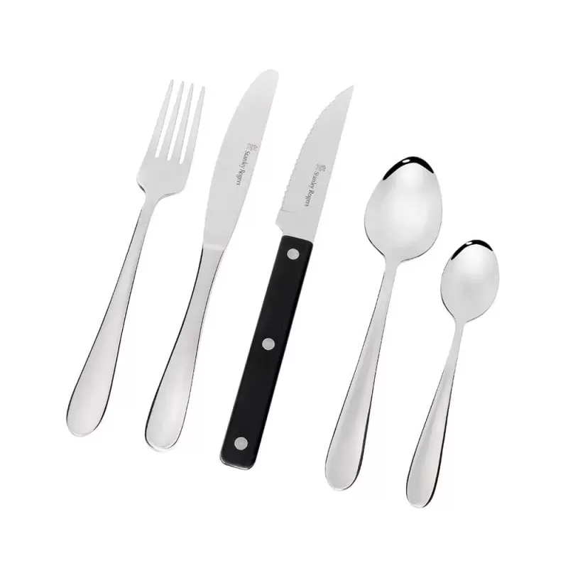 Stanley Rogers Albany Cutlery Set with Steak Knives | 50 Piece