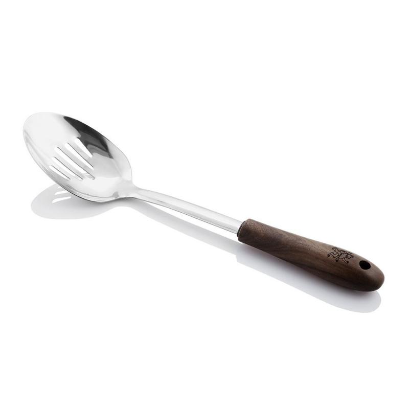 Stanley Rogers Black Walnut Premium Stainless Steel Slotted Spoon