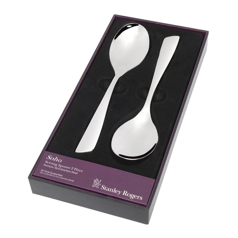 Stanley Rogers Soho Serving Spoons Set 2 Piece