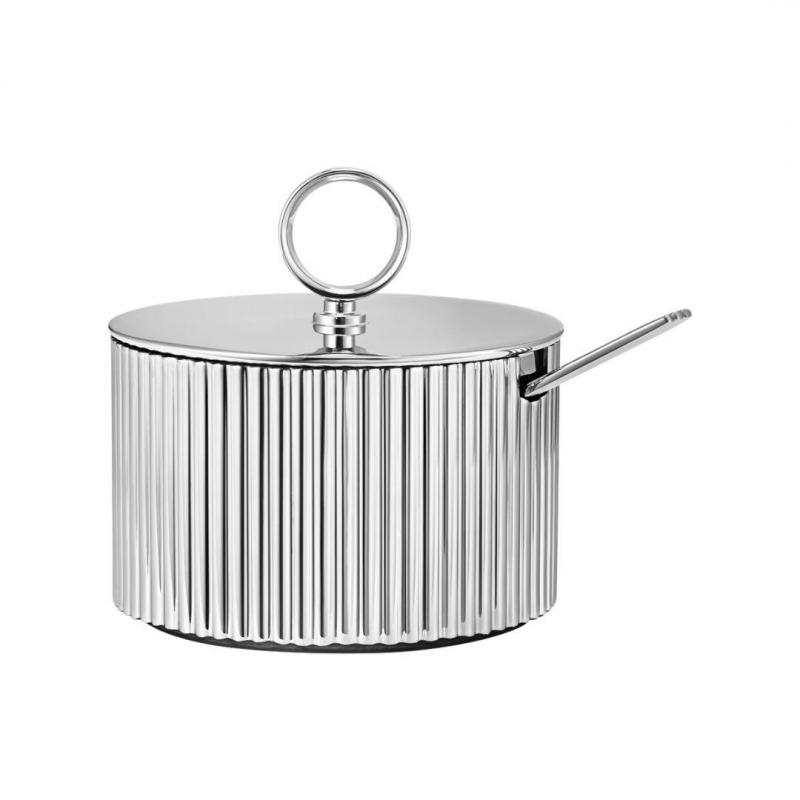Georg Jensen Bernadotte Sugar Bowl with Spoon