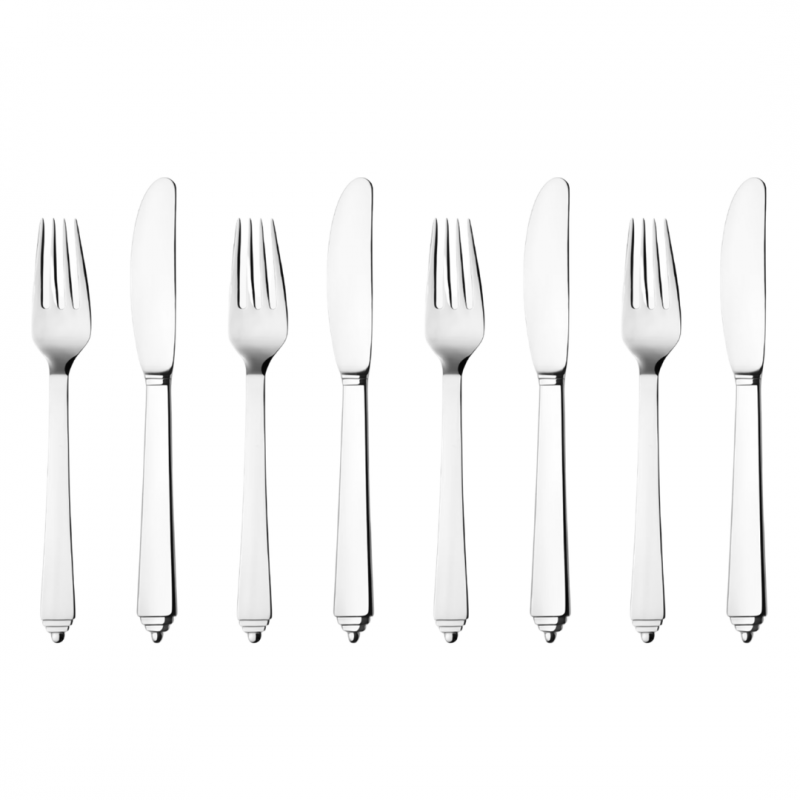 Georg Jensen Pyramid Dessert/Starter Set | 8 Piece