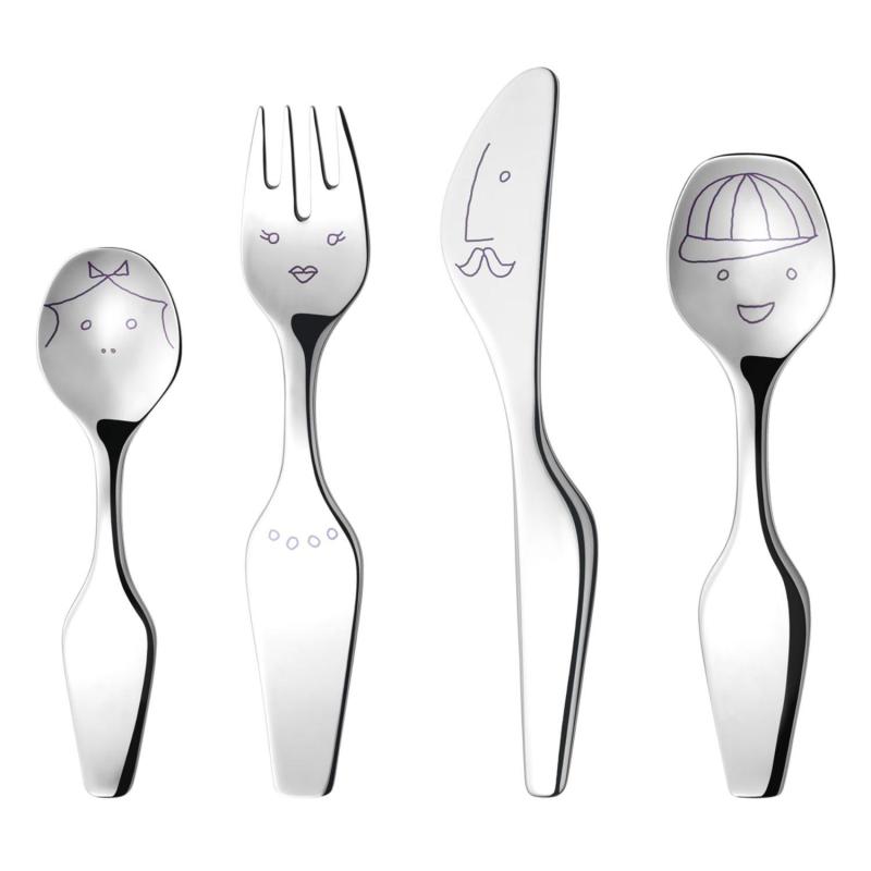 Georg Jensen Alfredo The Twist Family Cutlery Set | 4 Piece