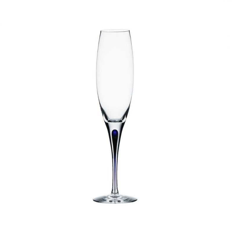 Orrefors Intermezzo Blue Champagne Glass | 260ml