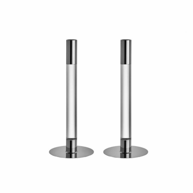 Orrefors Lumiere Candlestick 26.5cm | 2 Piece