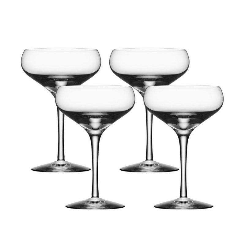 Orrefors More Coupe Champagne Glass 210ml | 4 Piece
