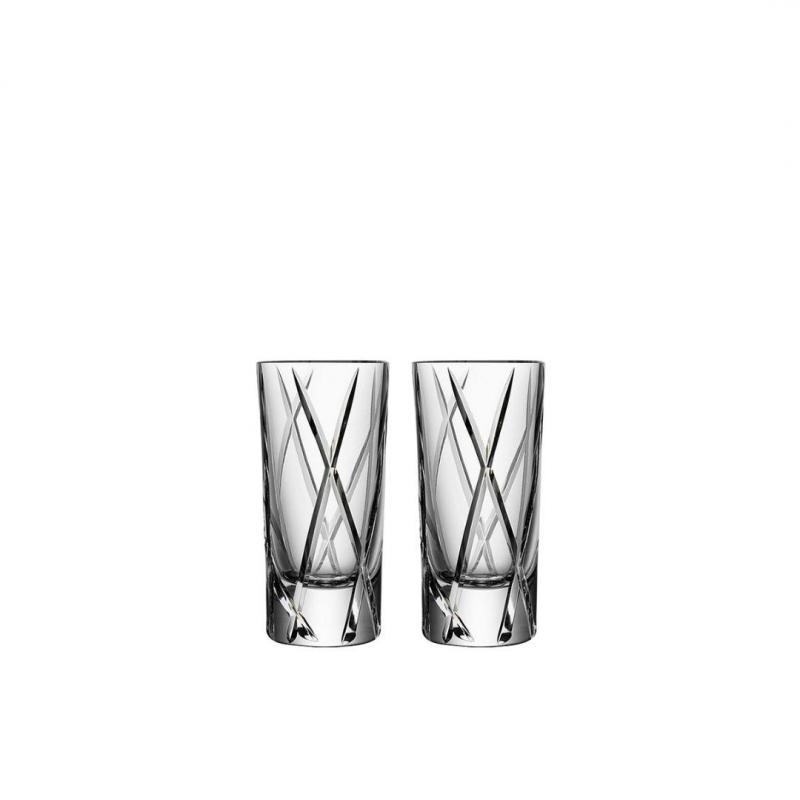 Orrefors City Shot Glass 50ml | 2 Piece