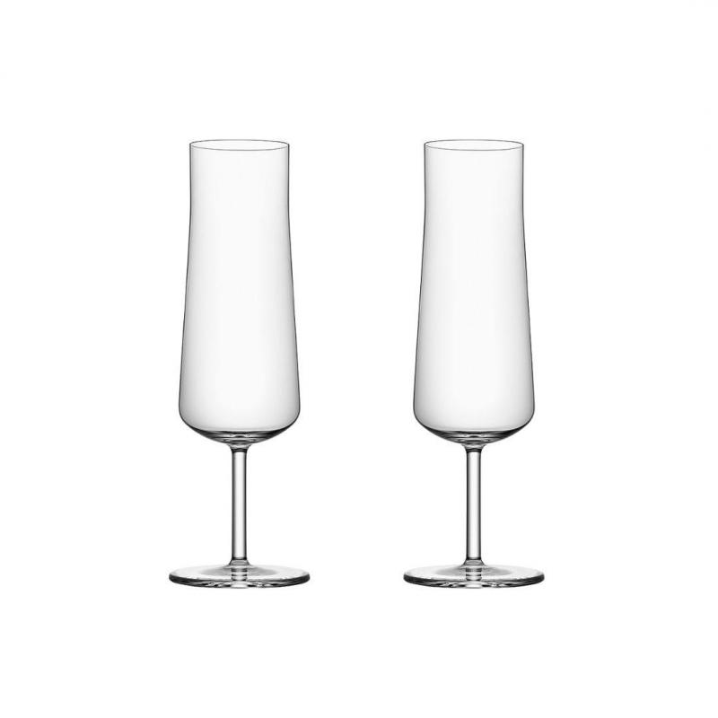 Orrefors Informal Champagne Glass 220ml | 2 Piece