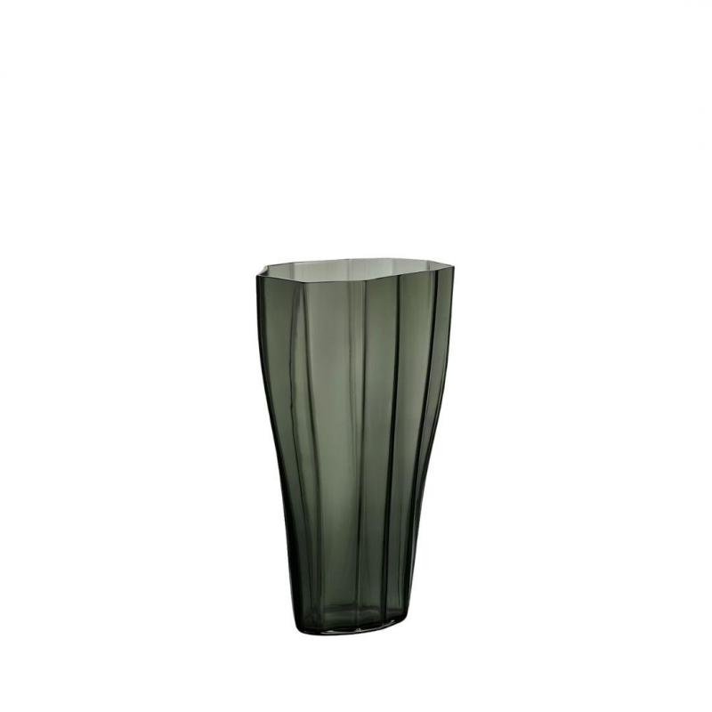 Orrefors Reed Vase Moss Green | 30cm