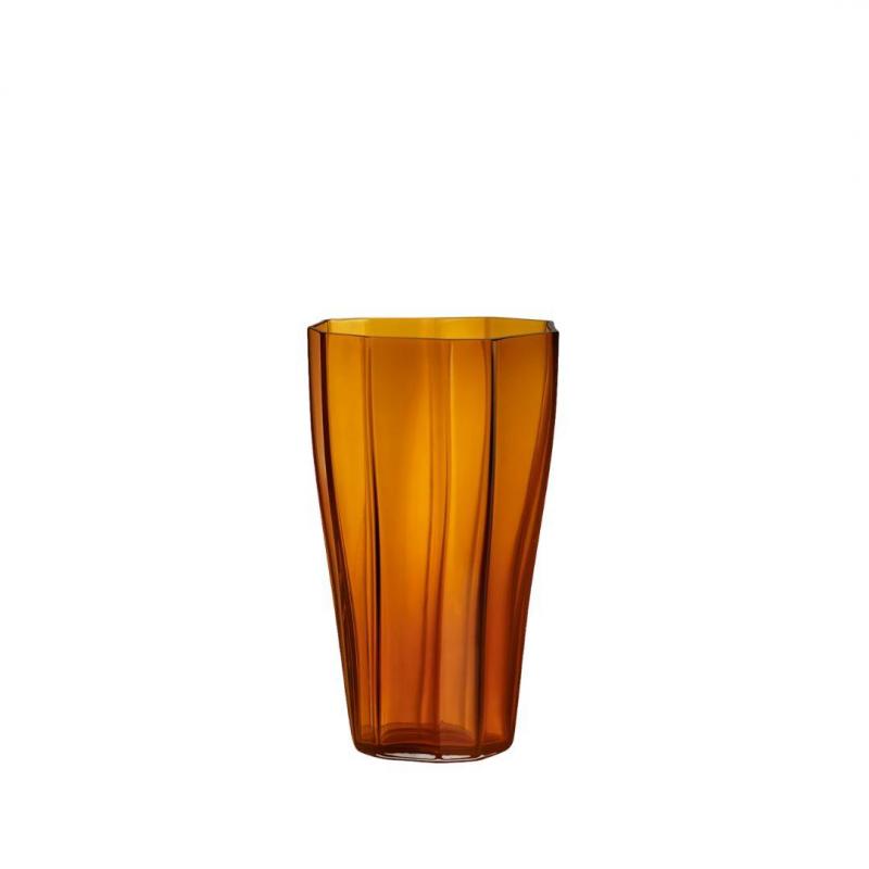 Orrefors Reed Vase Amber | 30cm