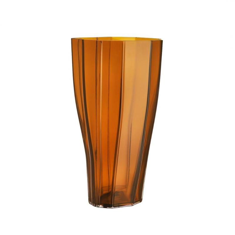 Orrefors Reed Vase Amber | 50cm