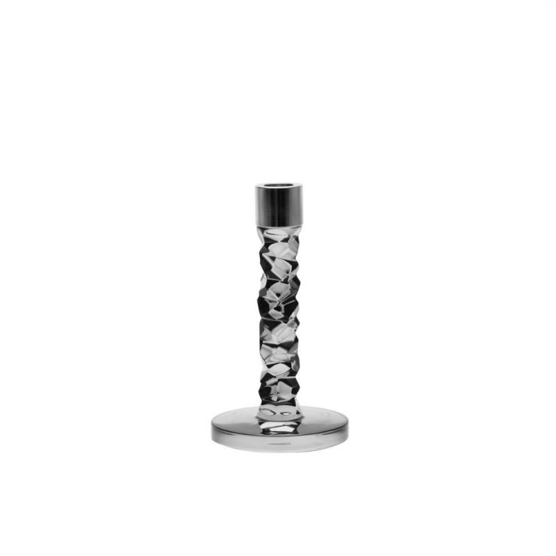 Orrefors Carat Candlestick Anthracite 18.3cm | 1 Piece