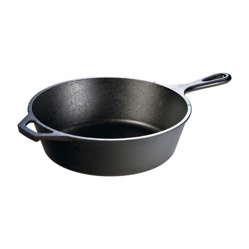 Lodge Cast Iron Deep 10.25 inch / 26cm Skillet | Made in USA | L8DSK3