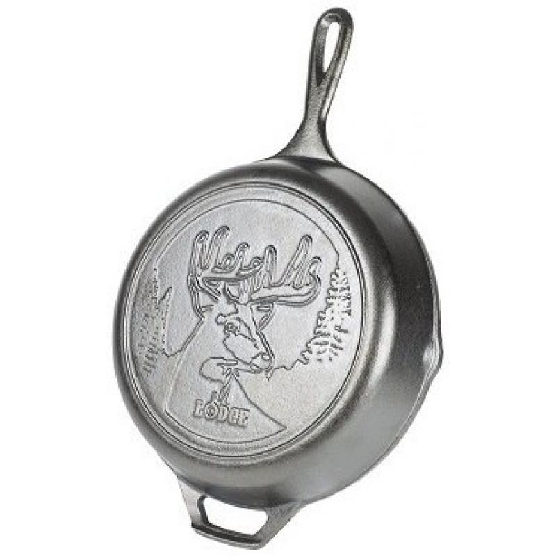 Lodge - 10.25" Deer Wildlife Stamped Cast Iron Skillet