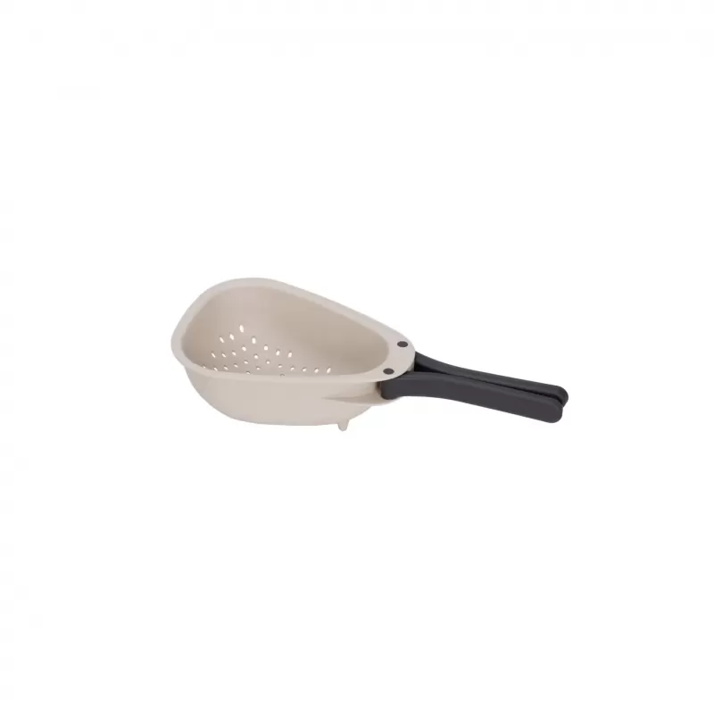 Joseph Joseph Droplet Colander Small with Folding Handle | Stone