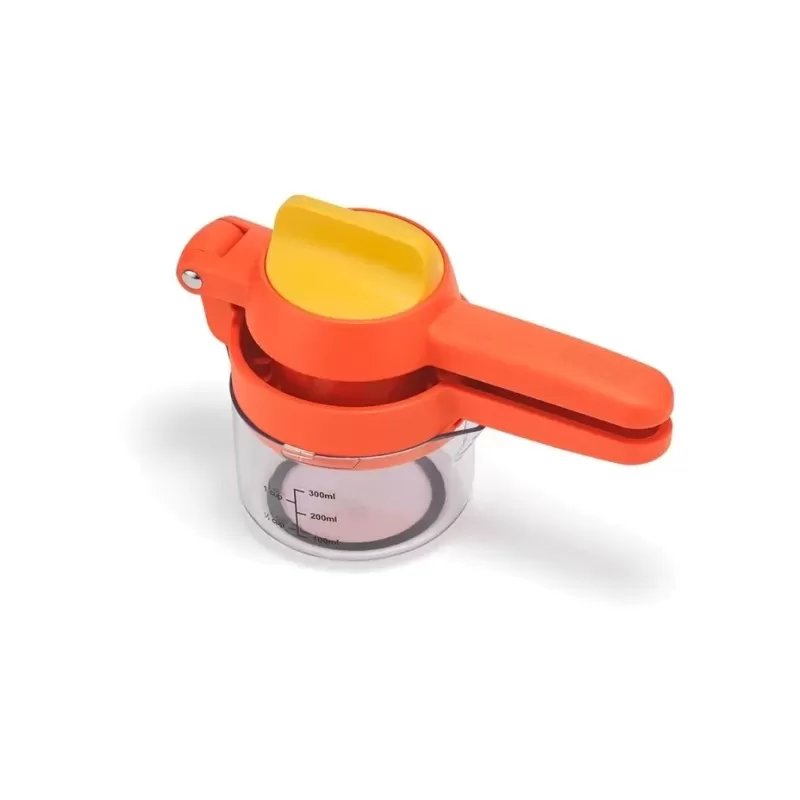 Joseph Joseph JuiceMax Plus Dual-Action Orange Citrus Press with Measuring Cup