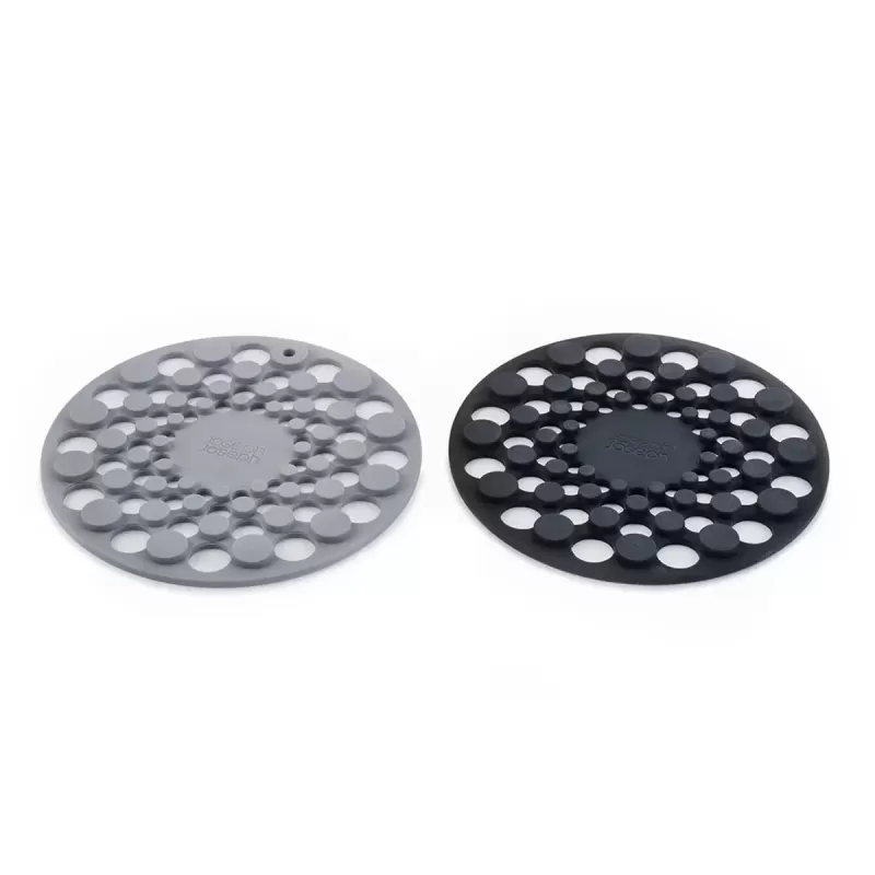Joseph Joseph Spot-On Round Silicone Trivets Grey | 2 Piece