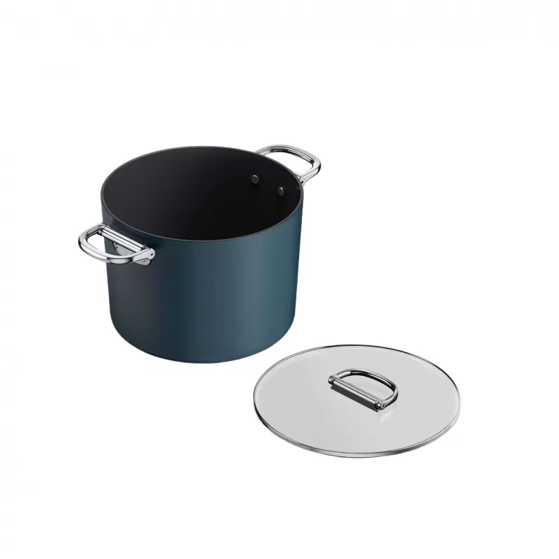 Joseph Joseph Space Nonstick Stockpot with Lid Midnight Blue | 25cm