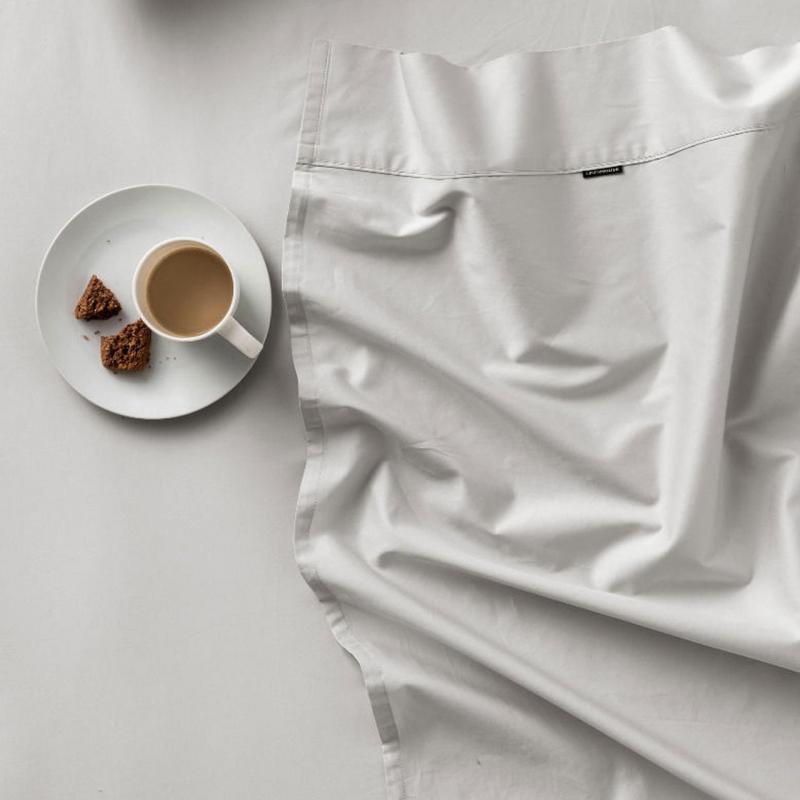 Linen House Augusta Long Single Fitted Sheet | Single | Grey