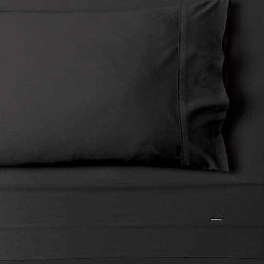 Linen House Nara Bamboo Cotton 400TC Sheet Set | King | Charcoal