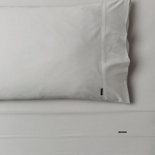 Linen House Nara Bamboo Cotton 400TC Sheet Set | Double | Silver