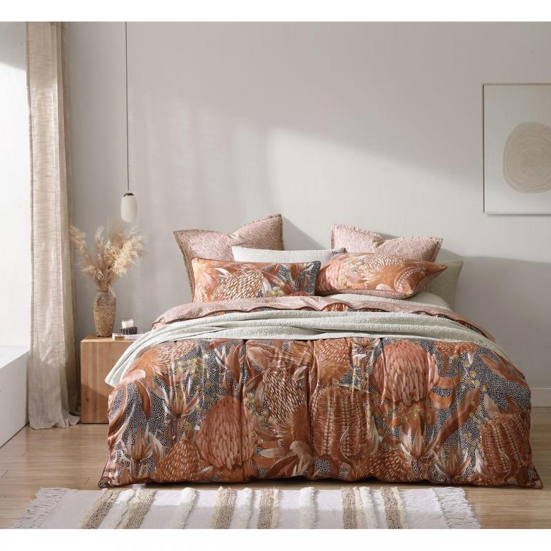 Logan & Mason Wolgan Earth Quilt Cover Set | Super King Bed