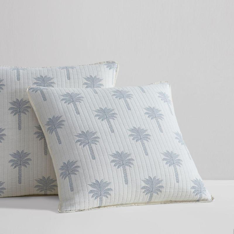 Platinum Tahiti Denim European Pillowcase