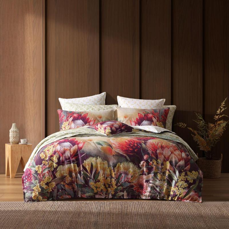 Logan & Mason Bunbury Linen Quilt Cover Set | King Bed