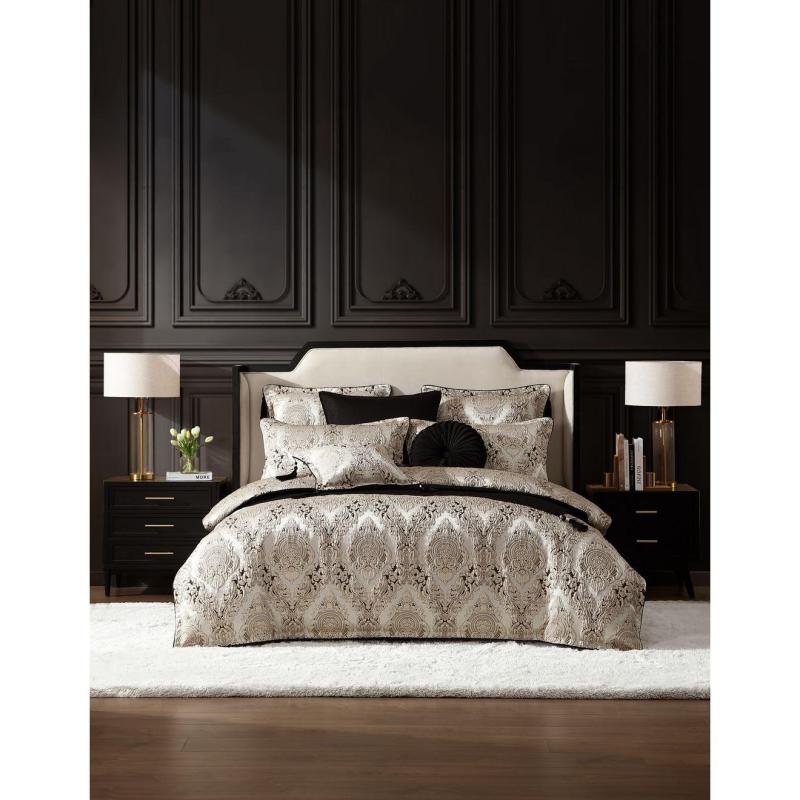 Davinci Monarch Pewter Quilt Cover Set | King Bed