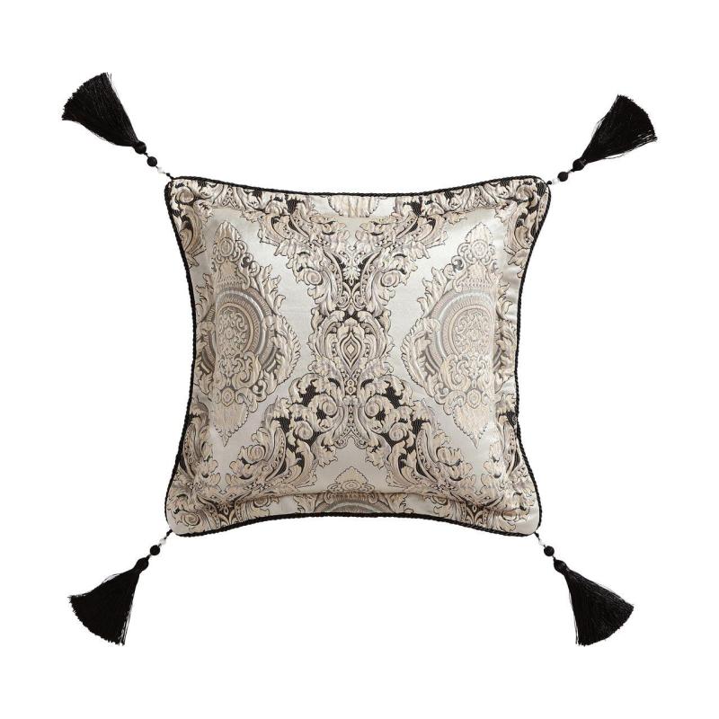 Davinci Monarch Pewter Square Cushion | 45x45cm