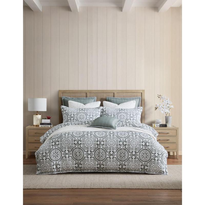 Private Collection Mayfair Cilantro Quilt Cover Set | Queen Bed
