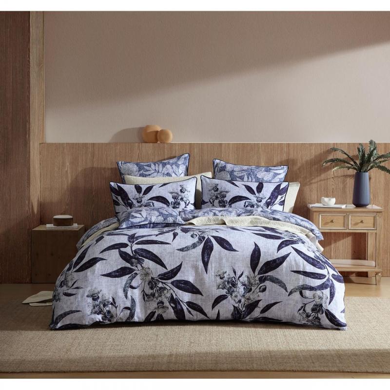 Logan & Mason Hastings Blue Quilt Cover Set | King Bed