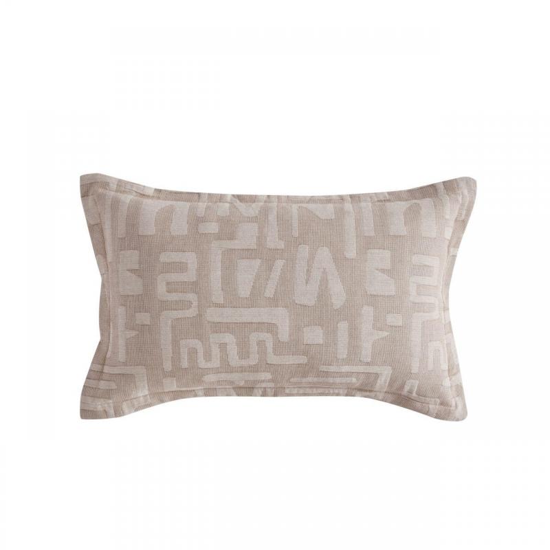 Platinum Cyprus Coffee Long Filled Cushion | 30x50cm