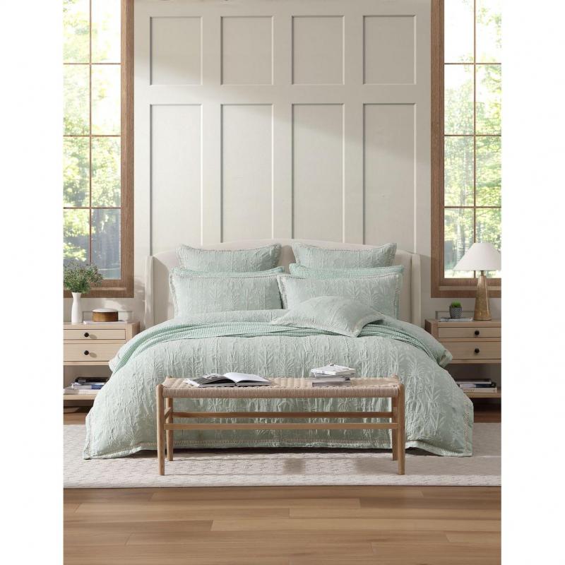 Private Collection Florence Sage Quilt Cover Set | Super King Bed