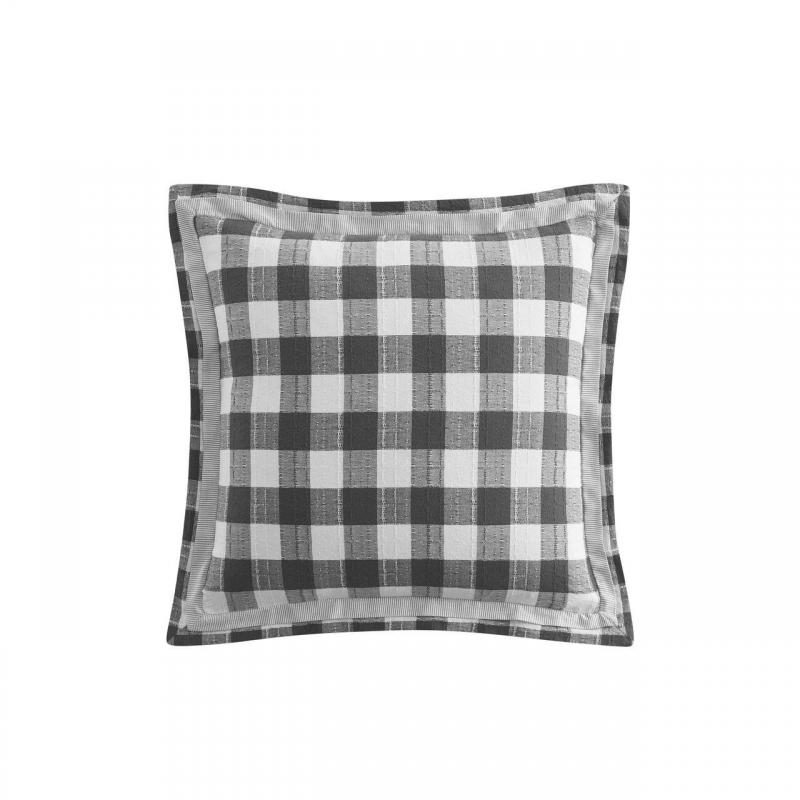 Private Collection Waverley Charcoal Square Filled Cushion | 45x45cm