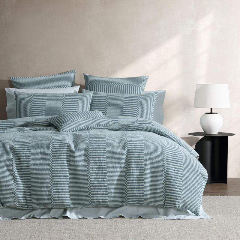 Platinum Axis Aegean Quilt Cover Set | Queen Bed