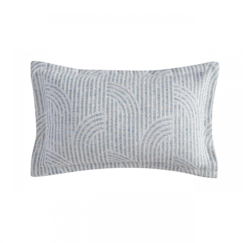 Platinum Fresco Slate Long Filled Cushion | 30x50cm
